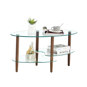 Oval Glass Coffee Table 1